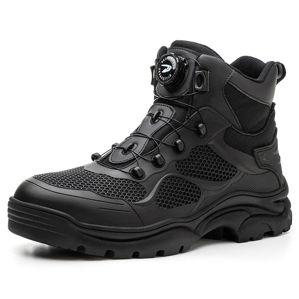 9195  Rotating Button Safety Work Boots For Men