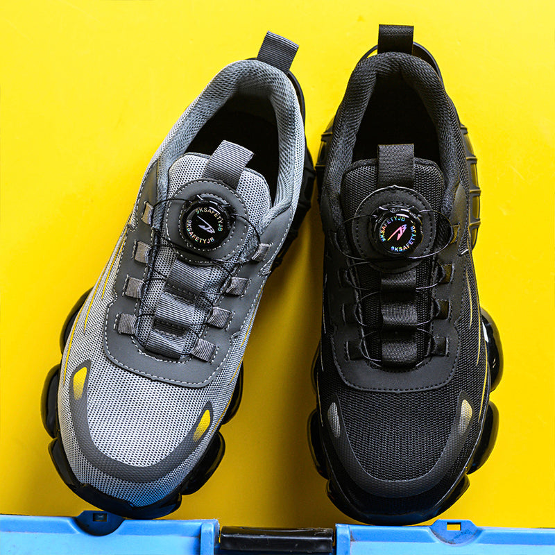 266 Rotating Button Safety Work Shoes  For Men Women