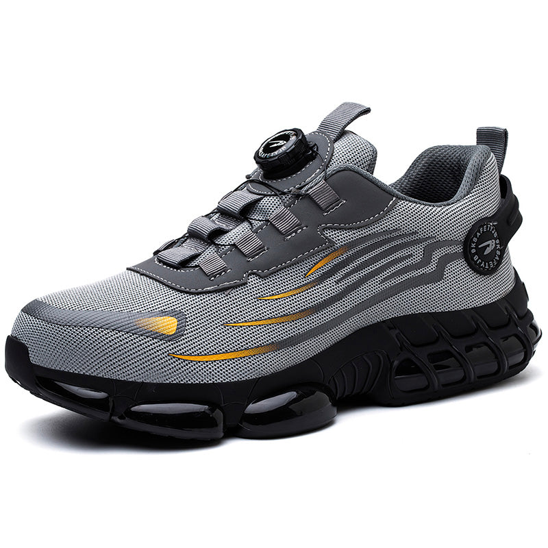 266 Rotating Button Safety Work Shoes  For Men Women