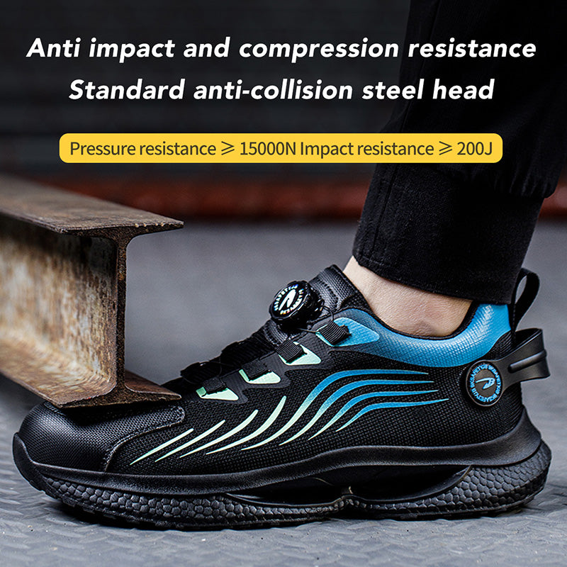 7916 Rotating Button Safety Work Shoes  For Men Women