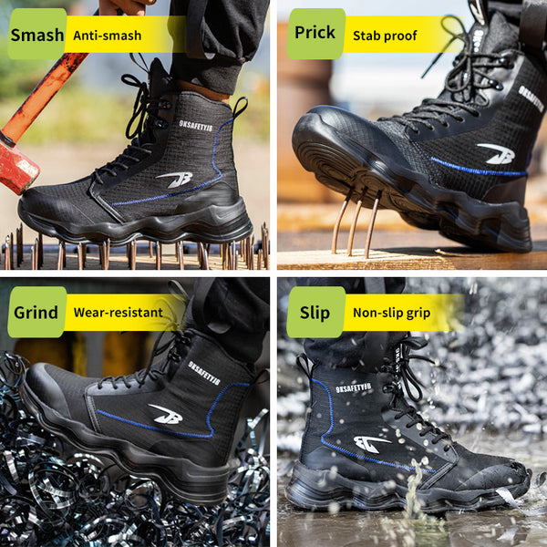 9991  High top outdoor safety work boots