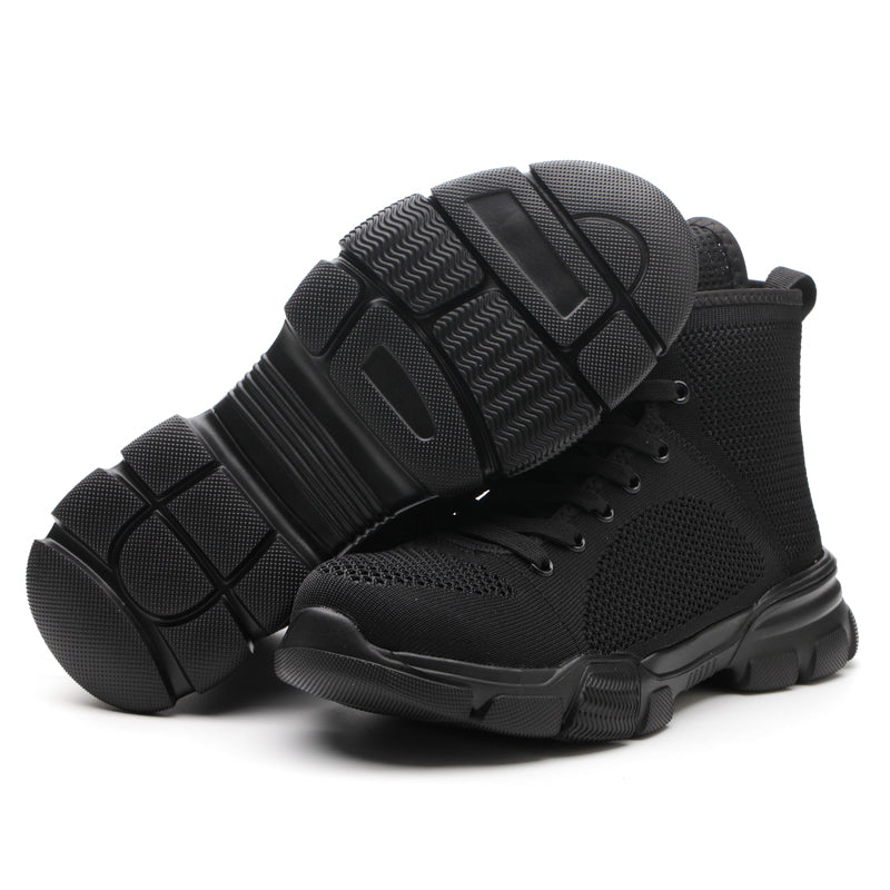 G03 Summer Version Steel Toe Work Boots Black  Safety Shoes Lightweight
